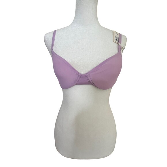 Aerie Smoothez Bra 32B Full Coverage lavender - Picture 5 of 7